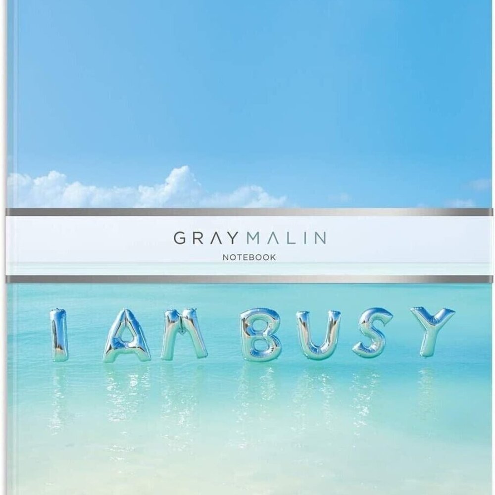 NEW SEALED I am Busy Notebook Gray Malin A5 Journal 136 lined PAGE 5.75 x 8.25"